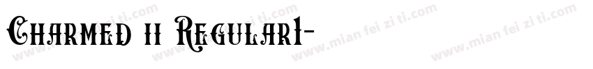 Charmed ii Regular1字体转换
